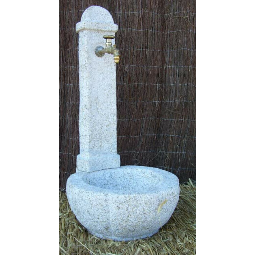 Granitbrunnen "Hera" Granit gelb